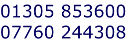 01305 853600
07760 244308
